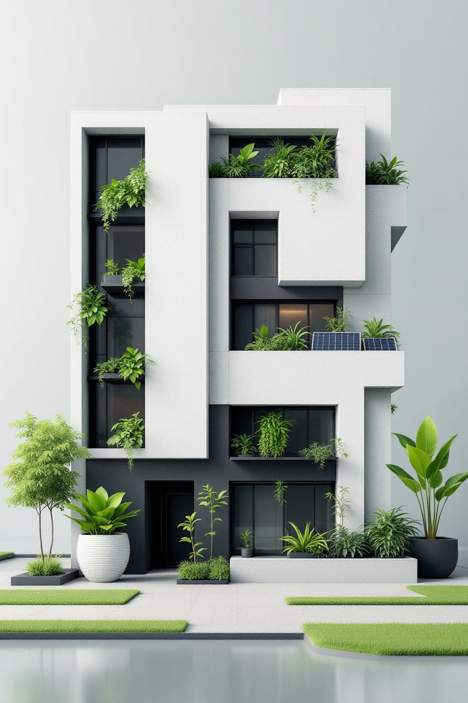 Arquitetura sustentável moderna